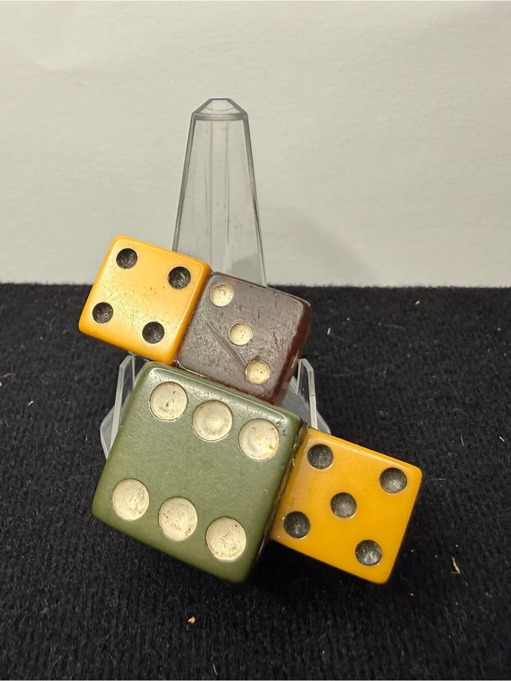 Vintage Dice Brooch